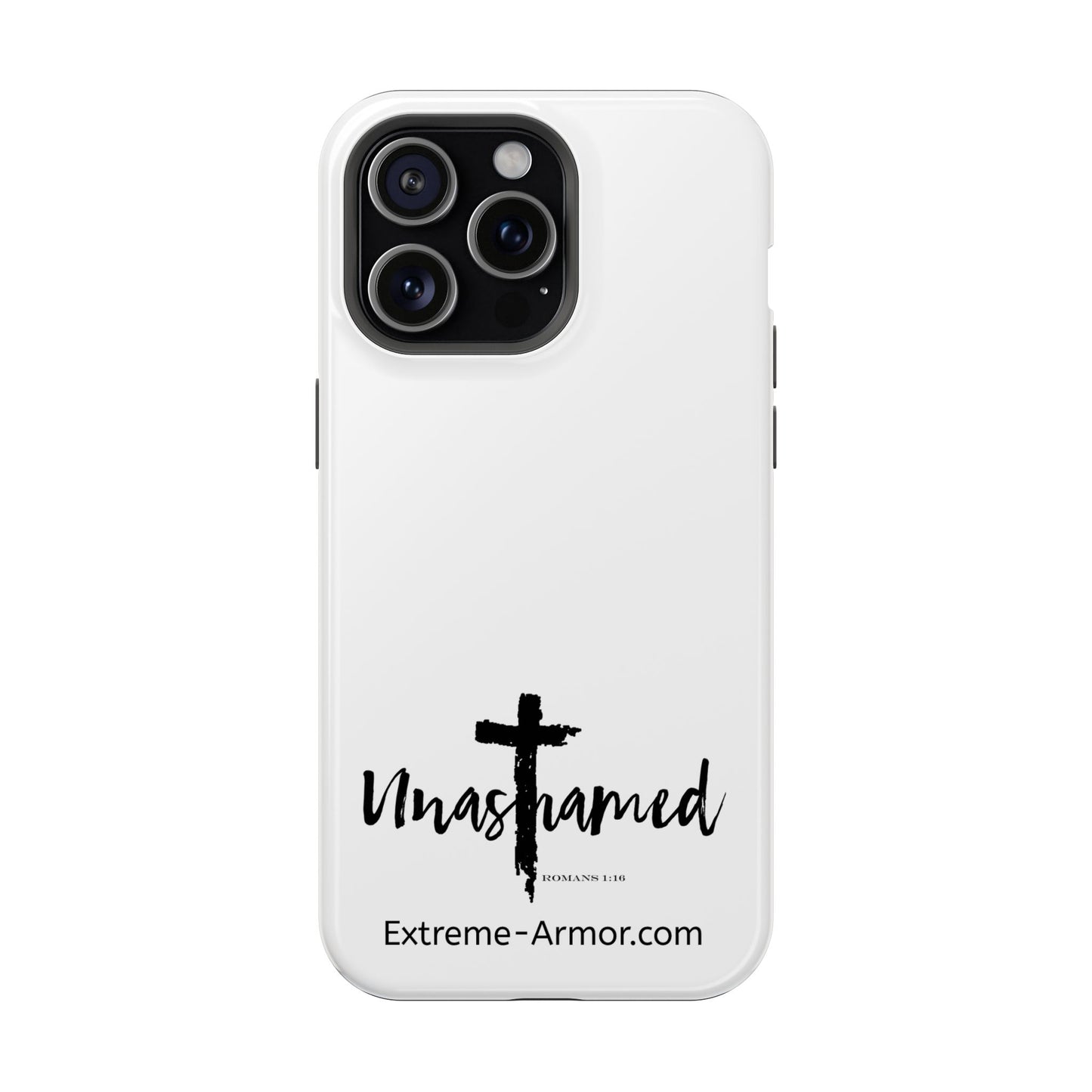 I-phone Magnetic Case (Unashamed) White