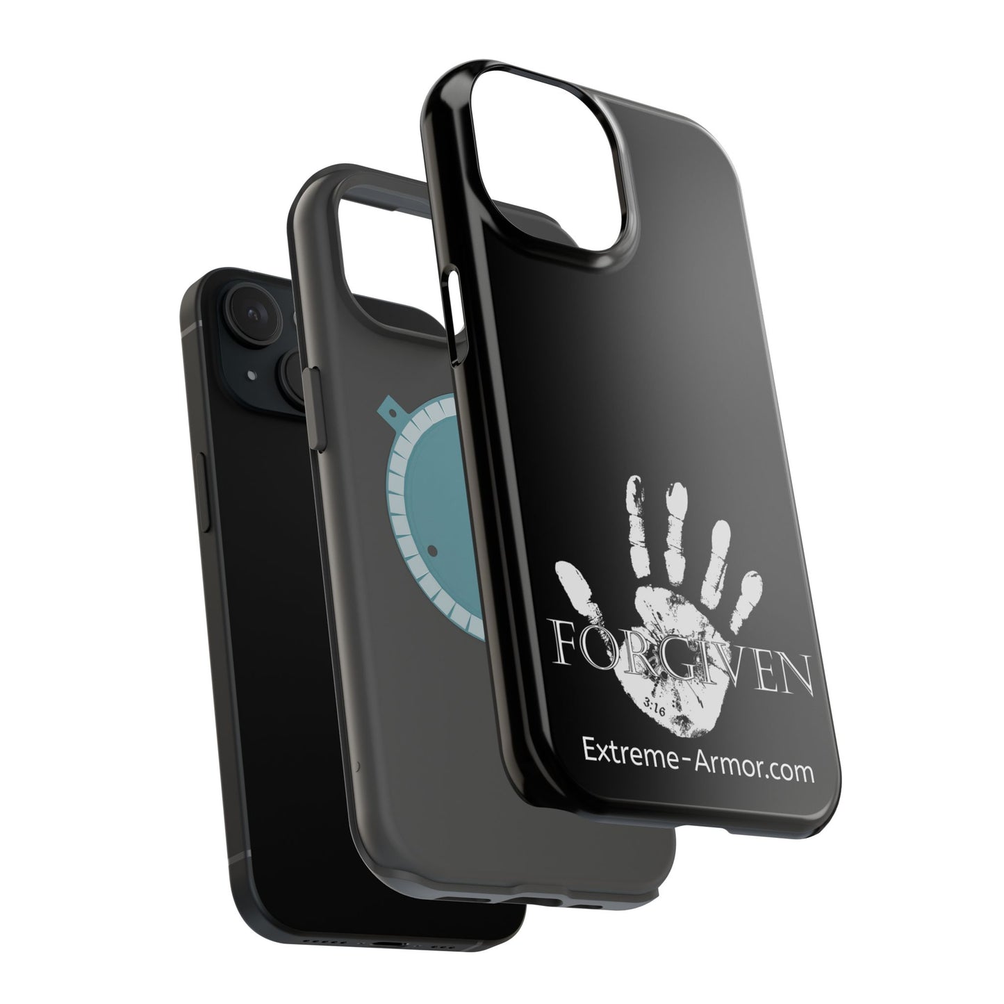 I-phone Magnetic Case (Forgiven) Black