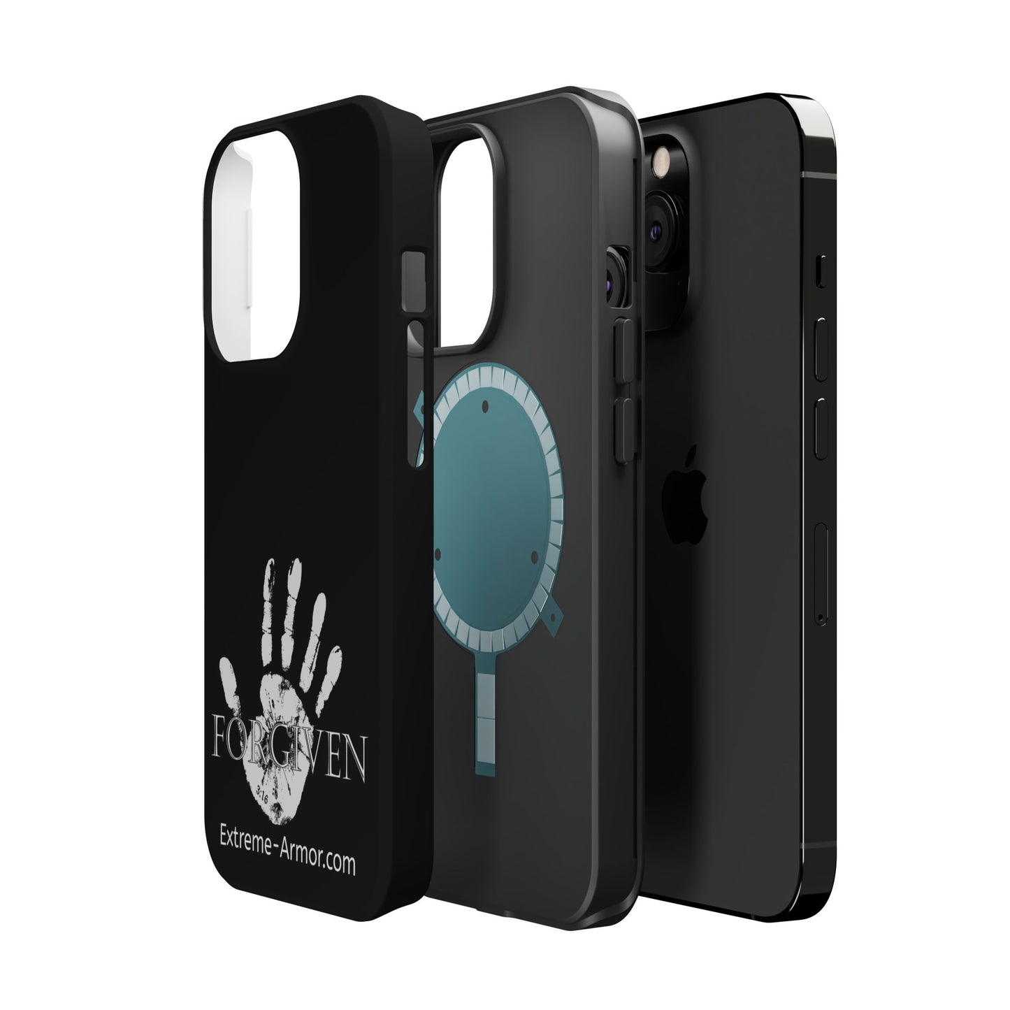 I-phone Magnetic Case (Forgiven) Black