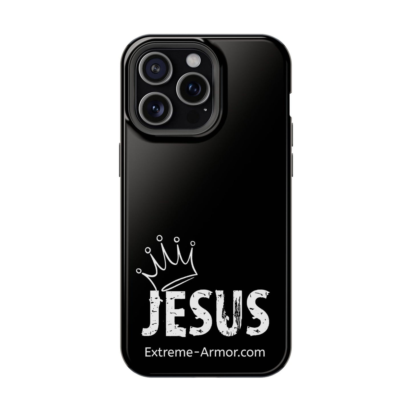 I-phone Magnetic Case (King Jesus) Black