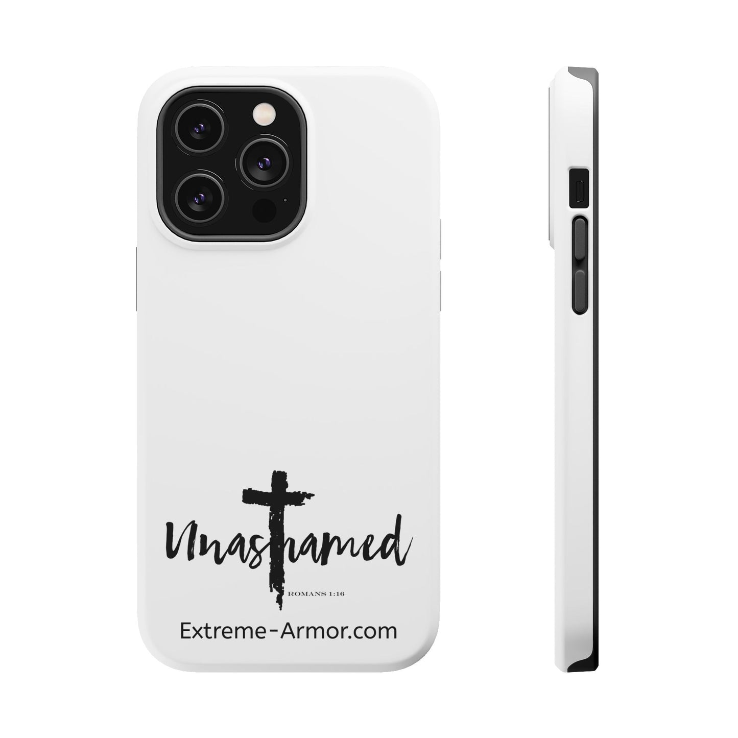 I-phone Magnetic Case (Unashamed) White