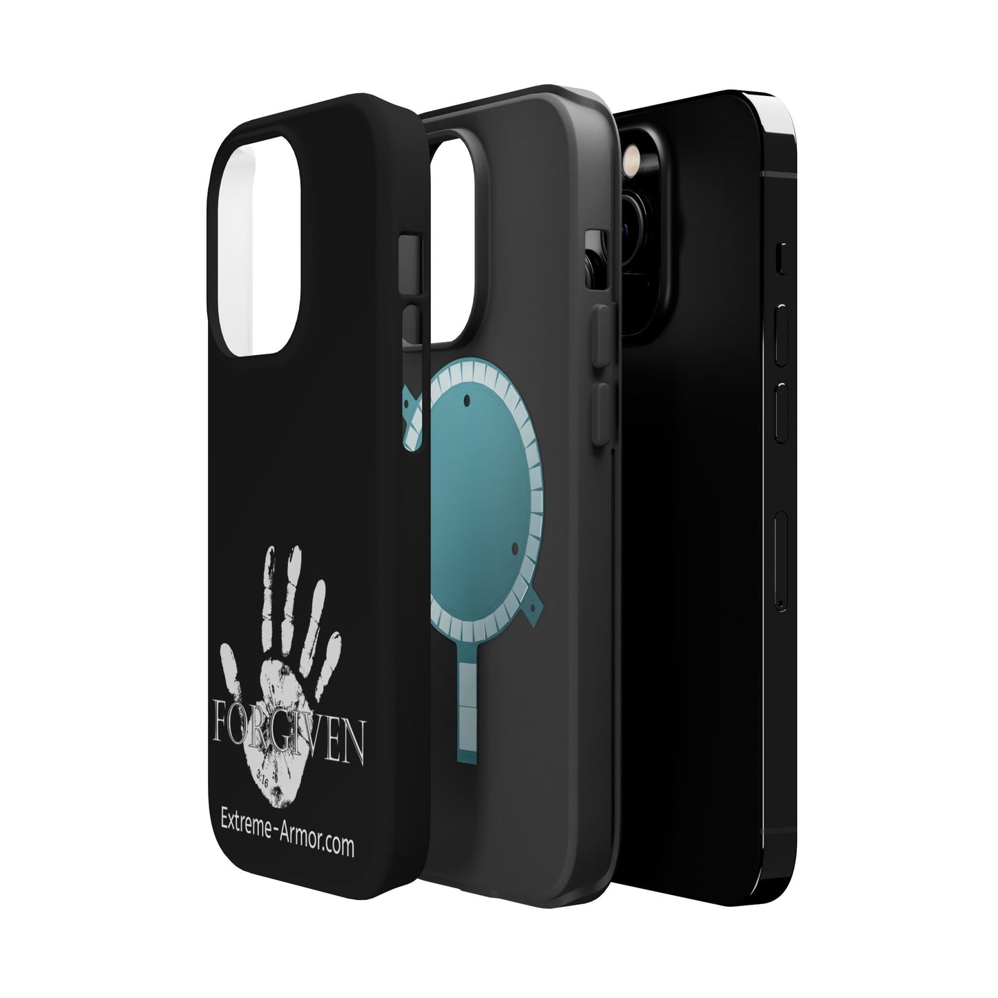 I-phone Magnetic Case (Forgiven) Black