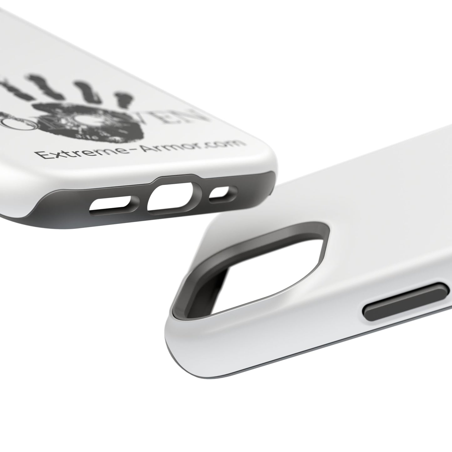 I-phone Magnetic Case (Forgiven) White