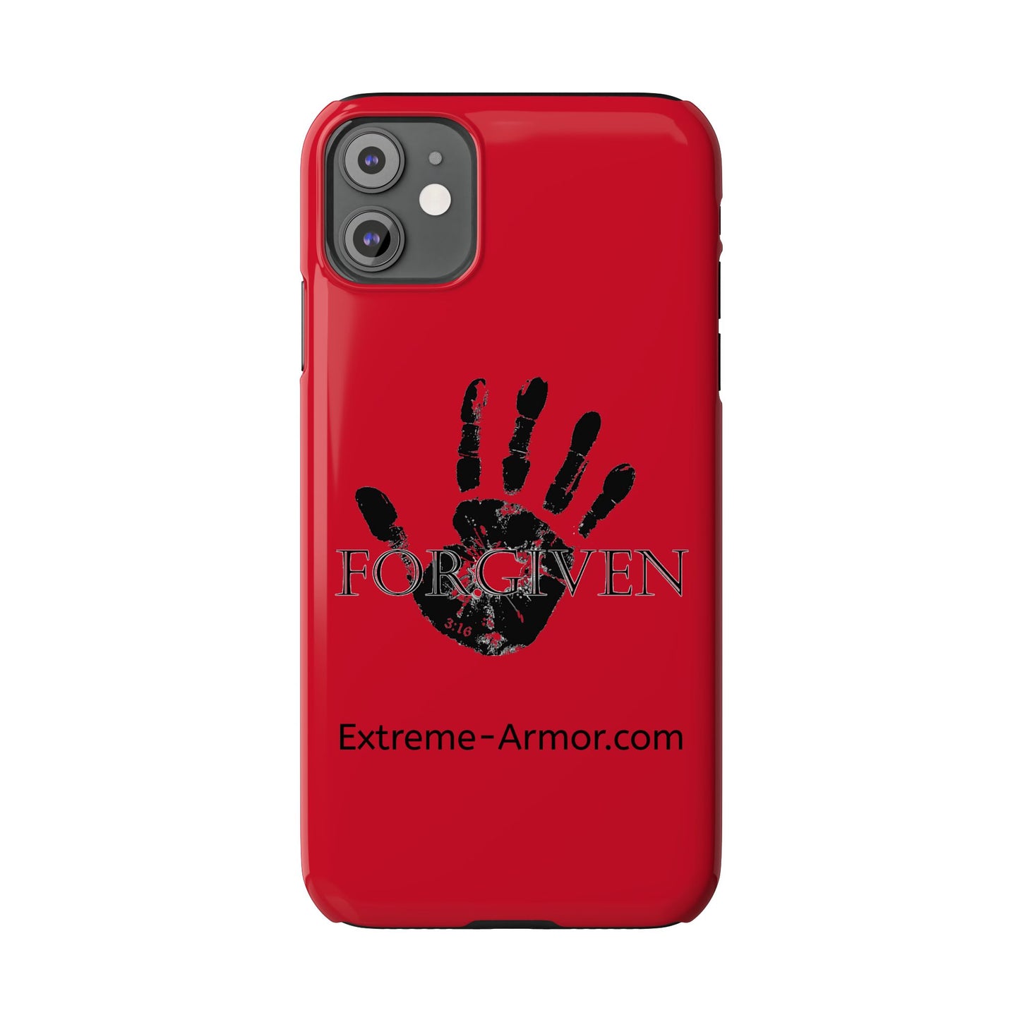 Extreme-Armor (Forgiven) iPhone Red Case