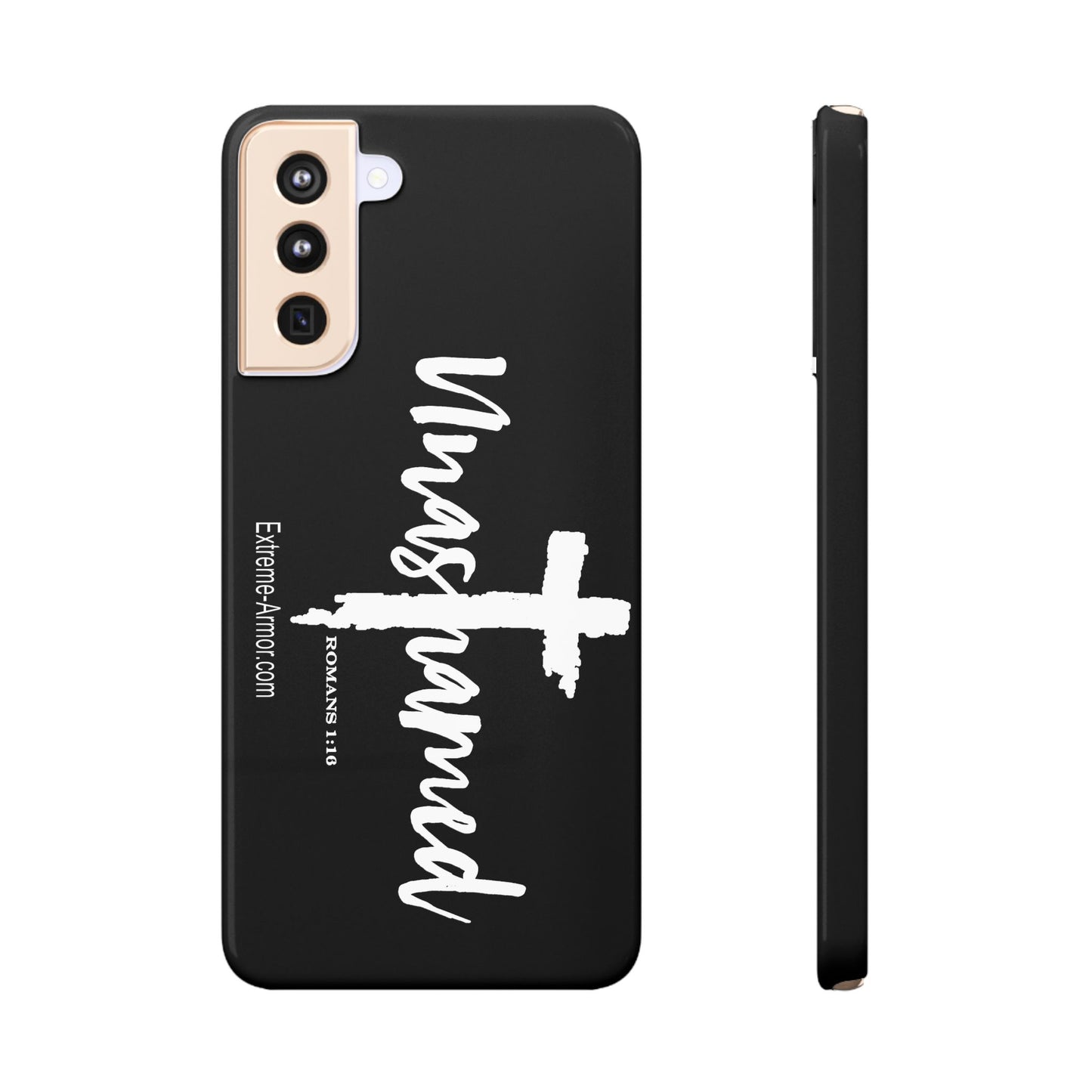 Unashamed Black Slim Phone Cases