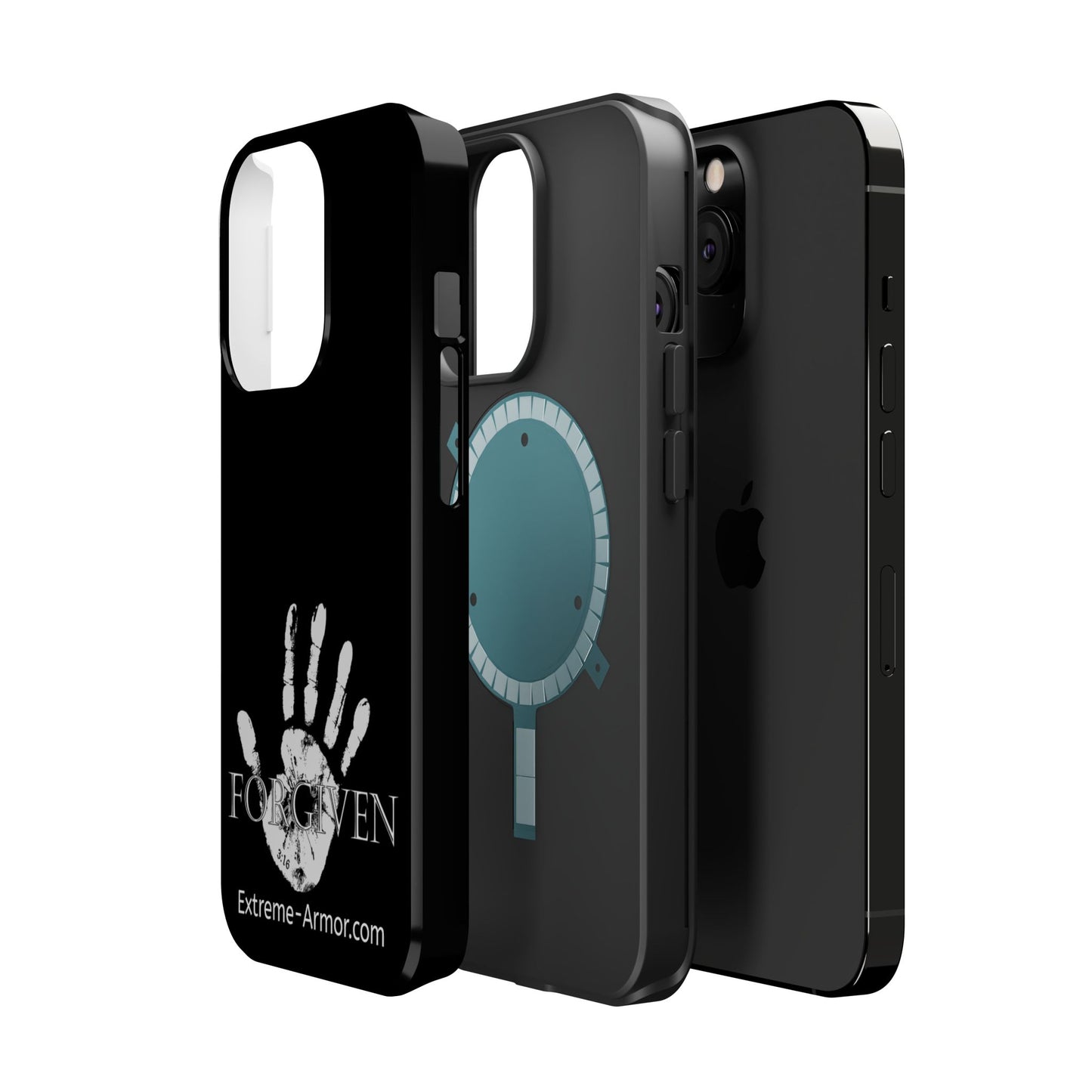 I-phone Magnetic Case (Forgiven) Black