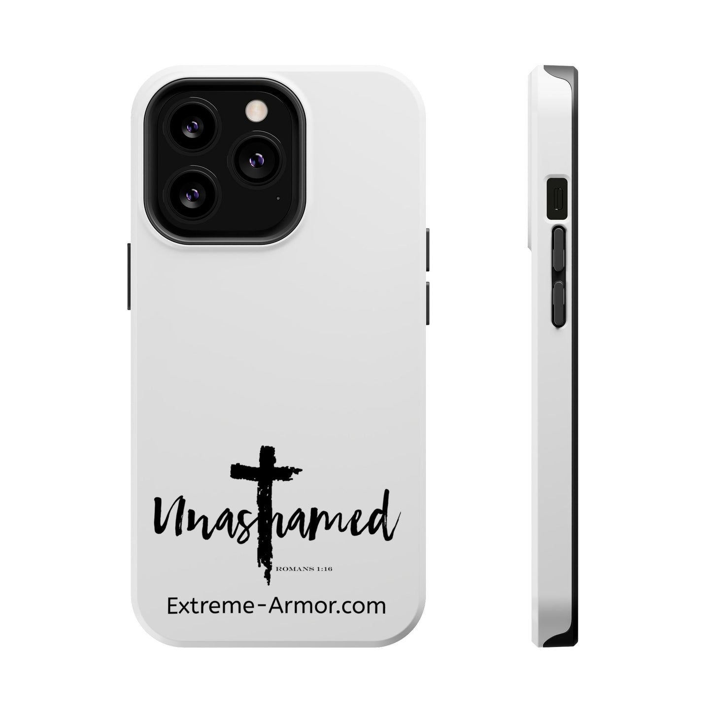 I-phone Magnetic Case (Unashamed) White