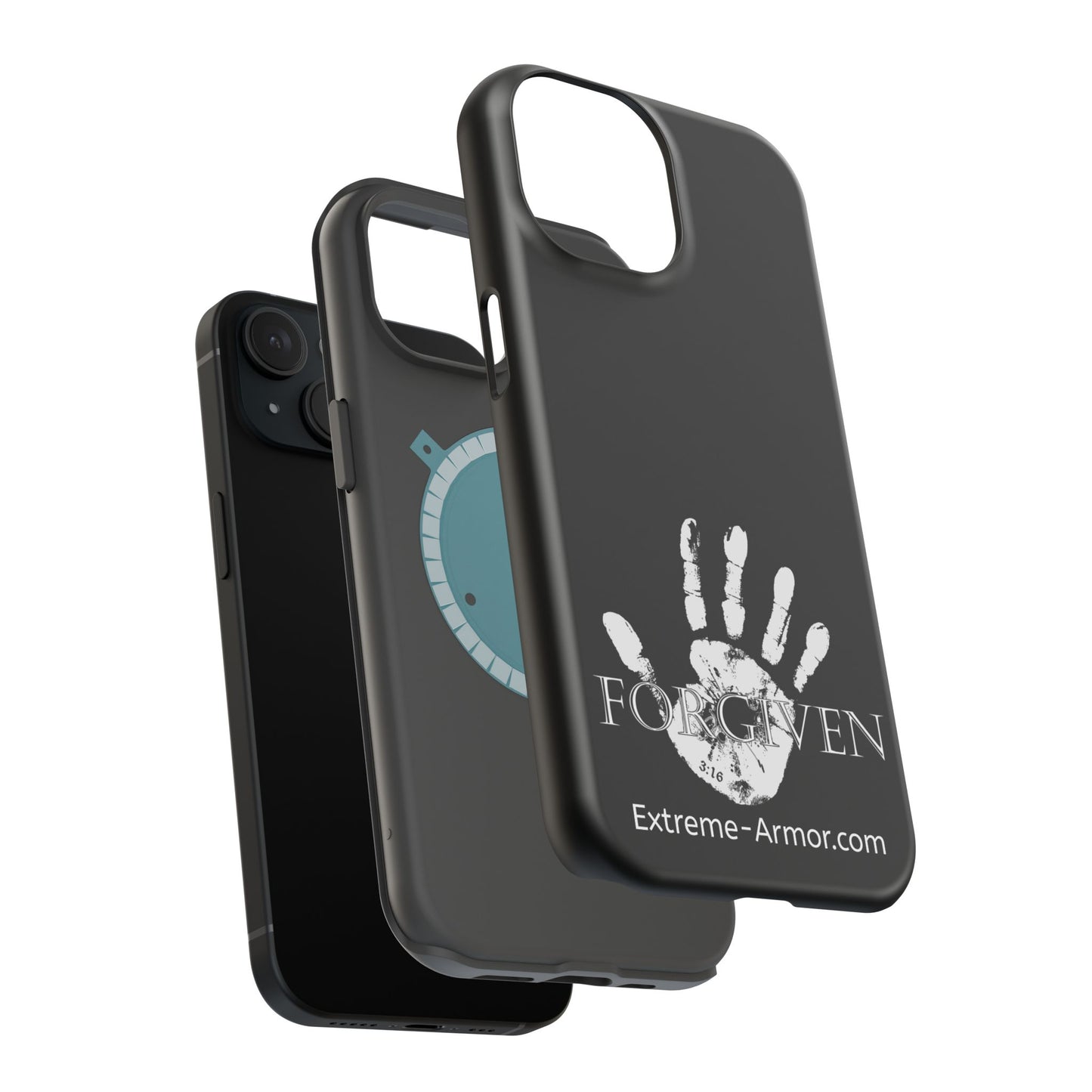 I-phone Magnetic Case (Forgiven) Black