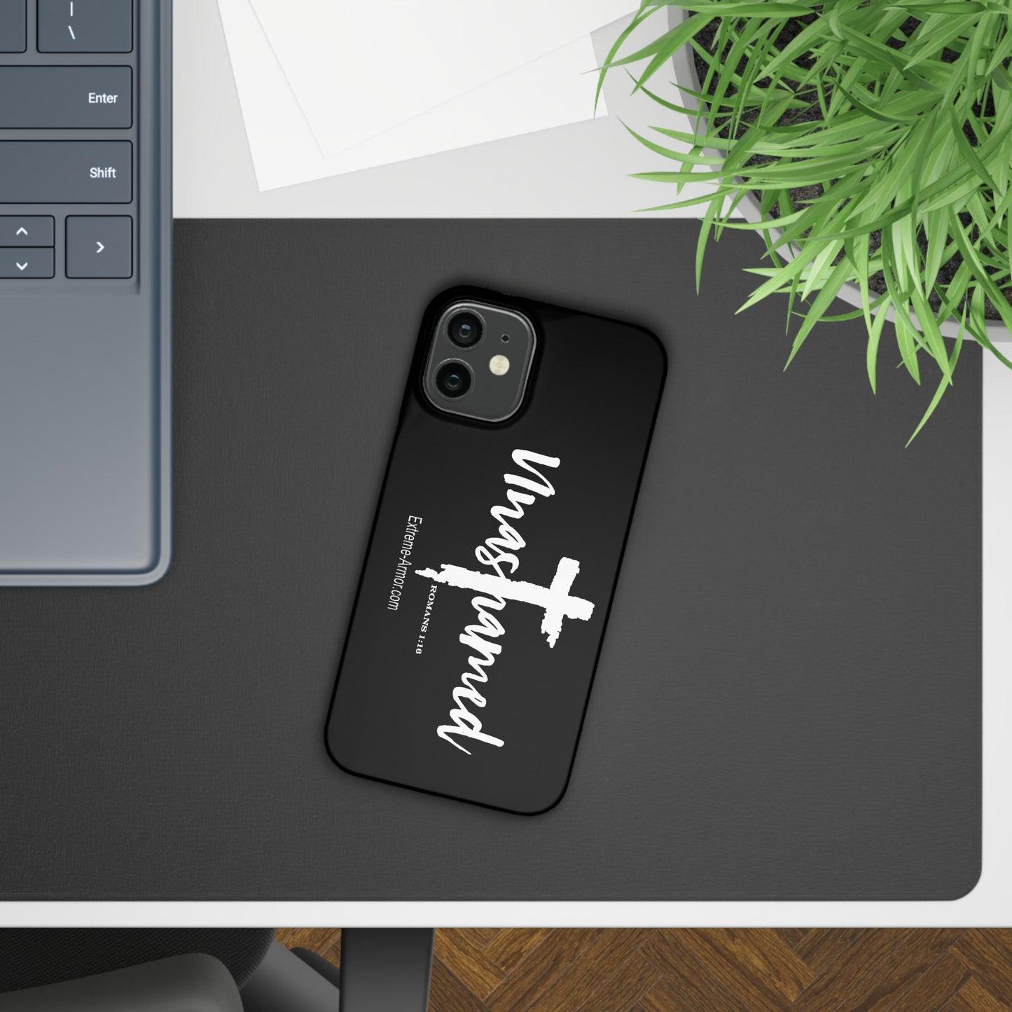 Unashamed Black Slim Phone Cases