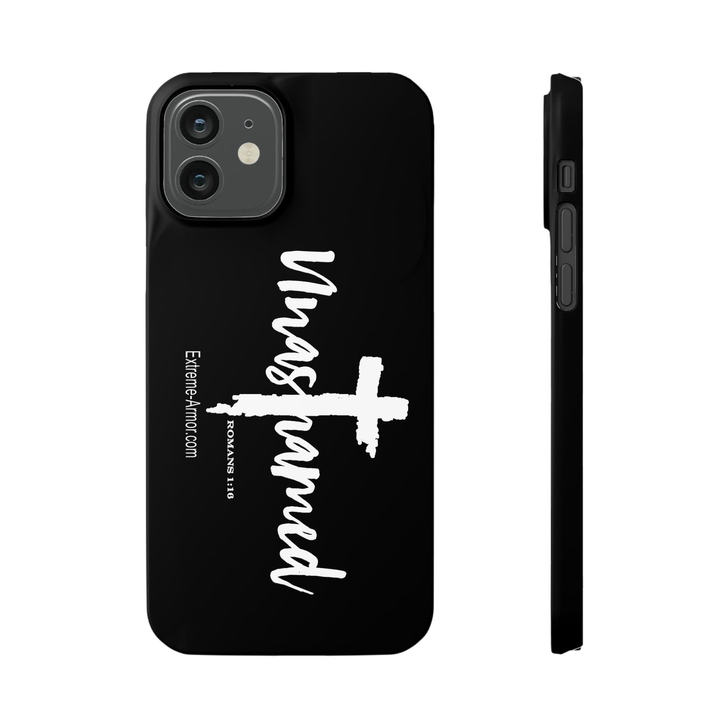 Unashamed Black Slim Phone Cases