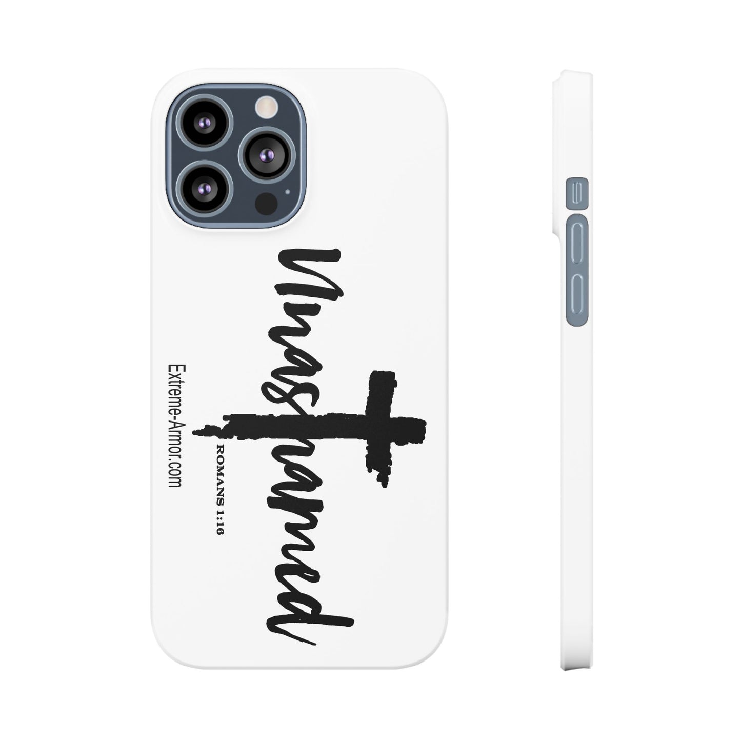 Unashamed White Slim Phone Cases