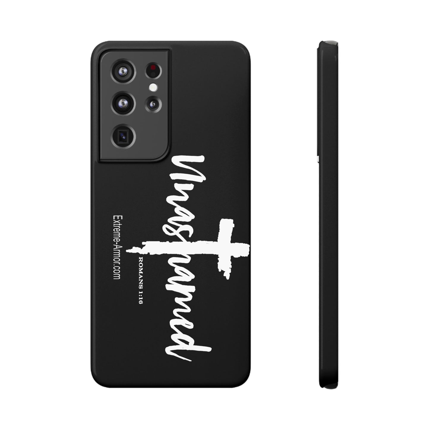 Unashamed Black Slim Phone Cases