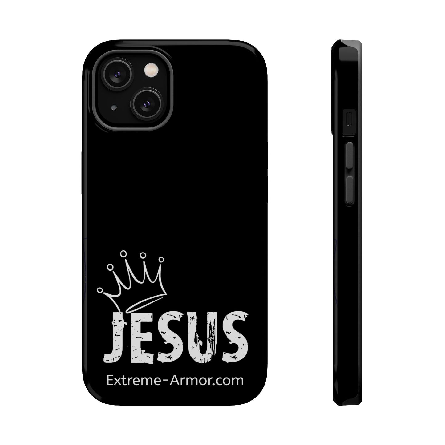 I-phone Magnetic Case (King Jesus) Black