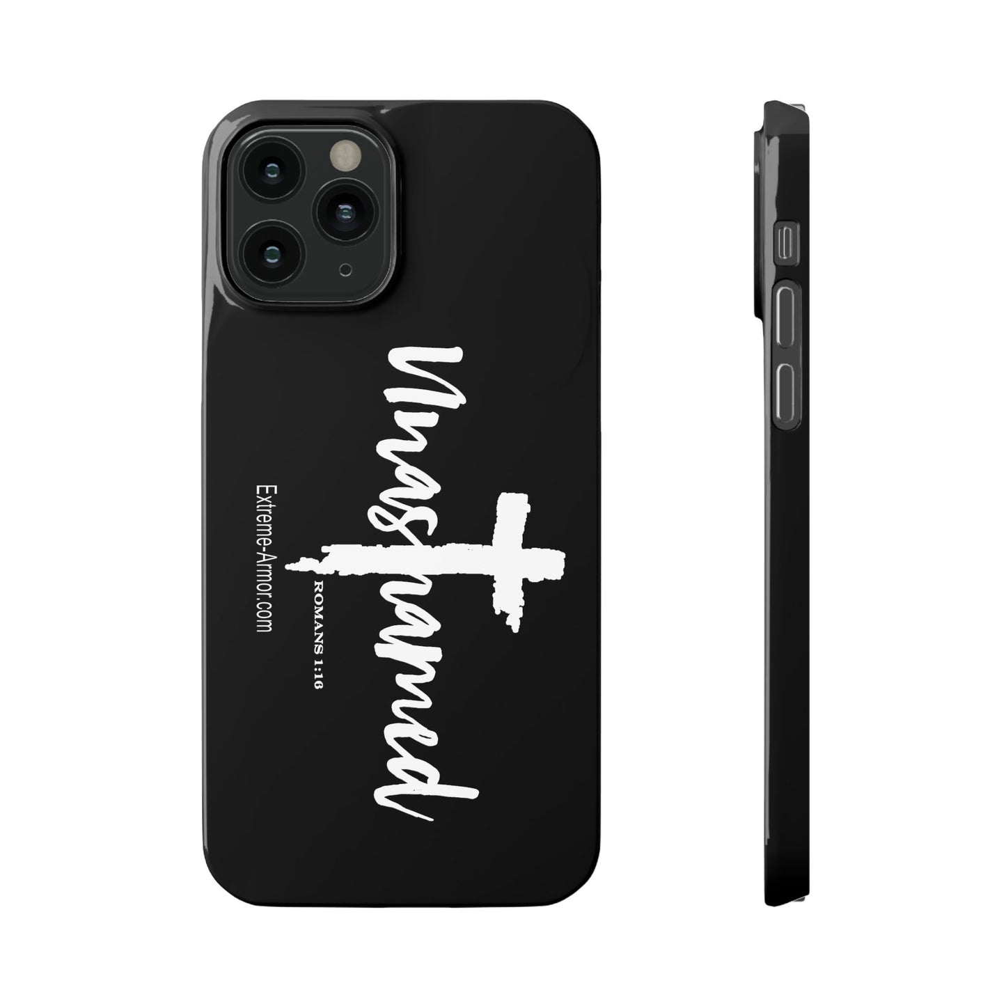 Unashamed Black Slim Phone Cases