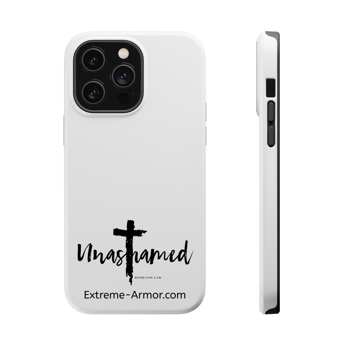 I-phone Magnetic Case (Unashamed) White