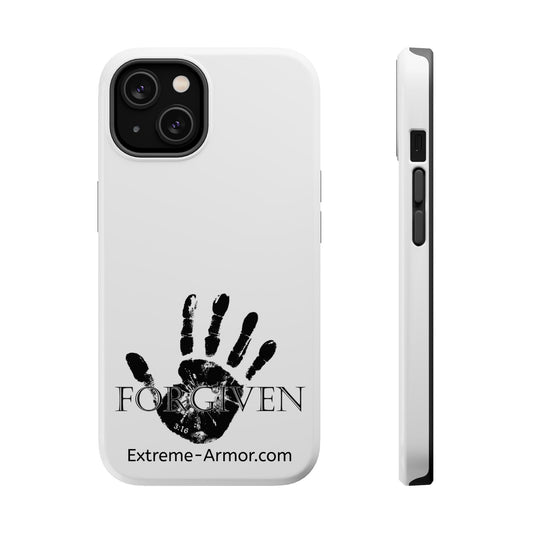 I-phone Magnetic Case (Forgiven) White