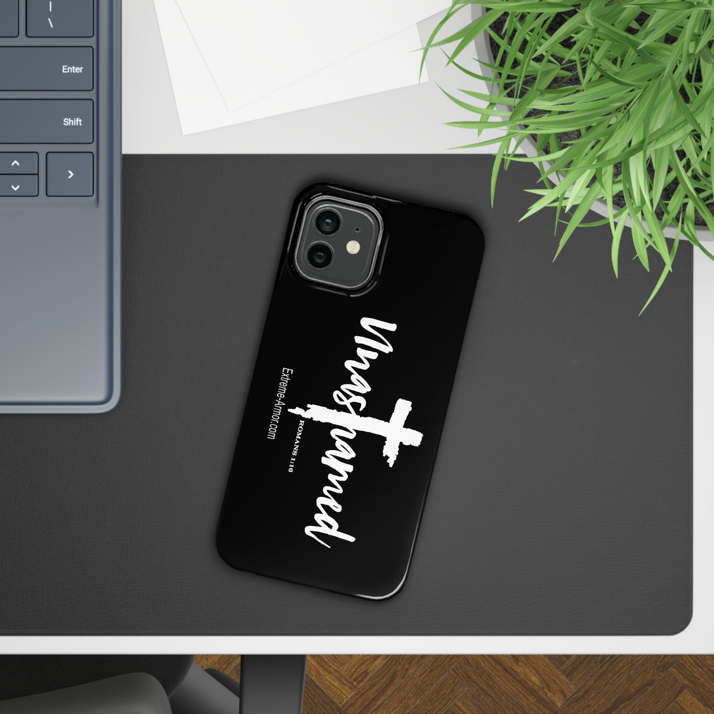 Unashamed Black Slim Phone Cases