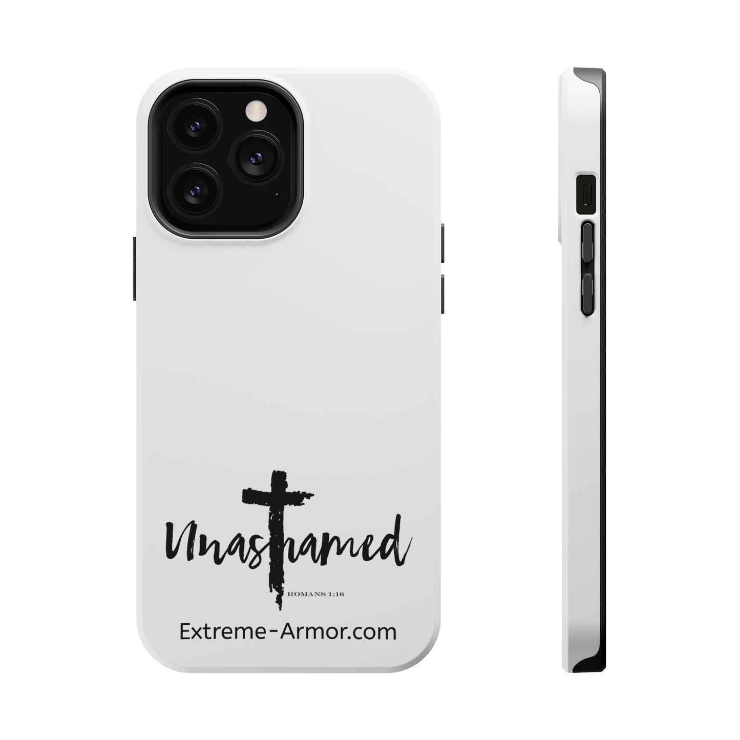 I-phone Magnetic Case (Unashamed) White