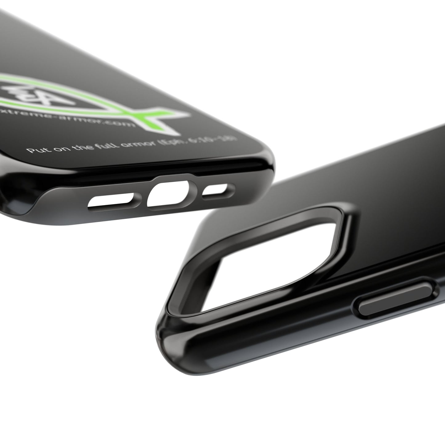 I-phone Magnetic Case (Extreme-Armor) Black