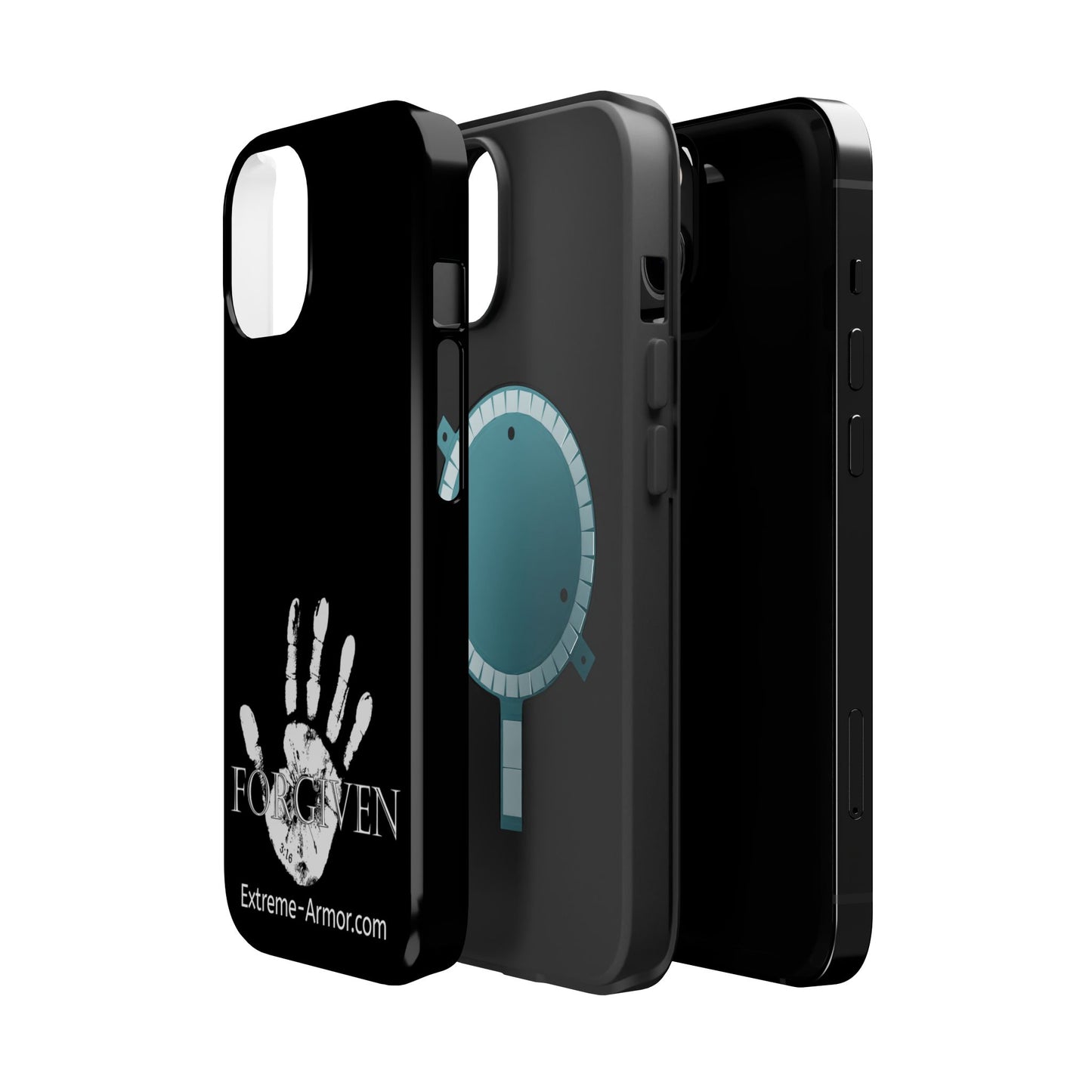 I-phone Magnetic Case (Forgiven) Black