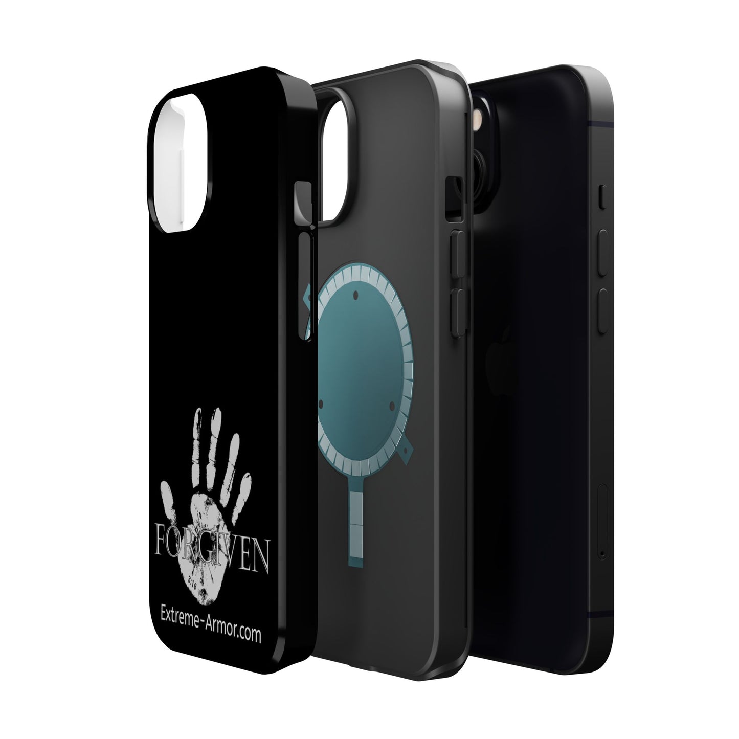 I-phone Magnetic Case (Forgiven) Black