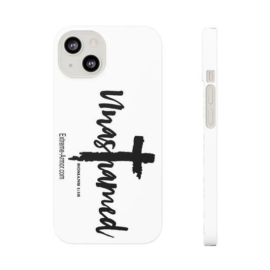 Unashamed White Slim Phone Cases