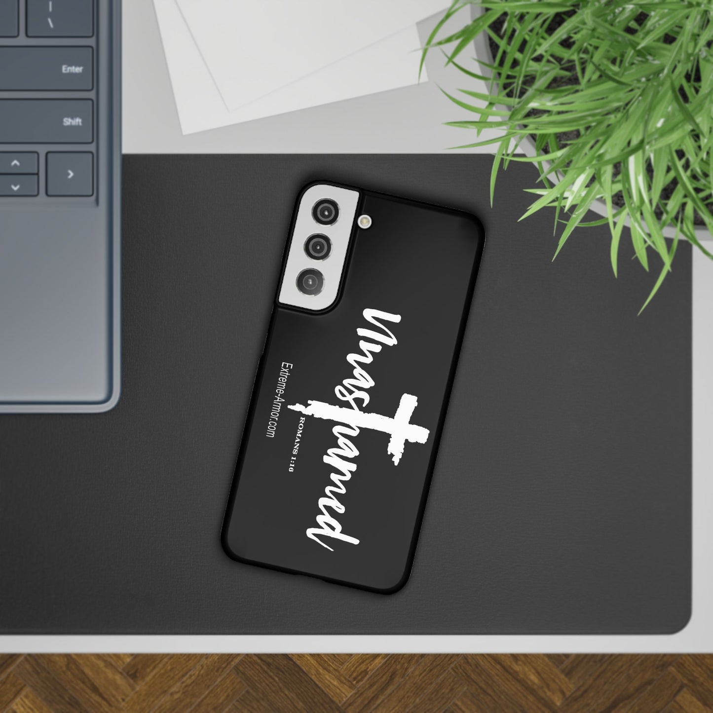 Unashamed Black Slim Phone Cases