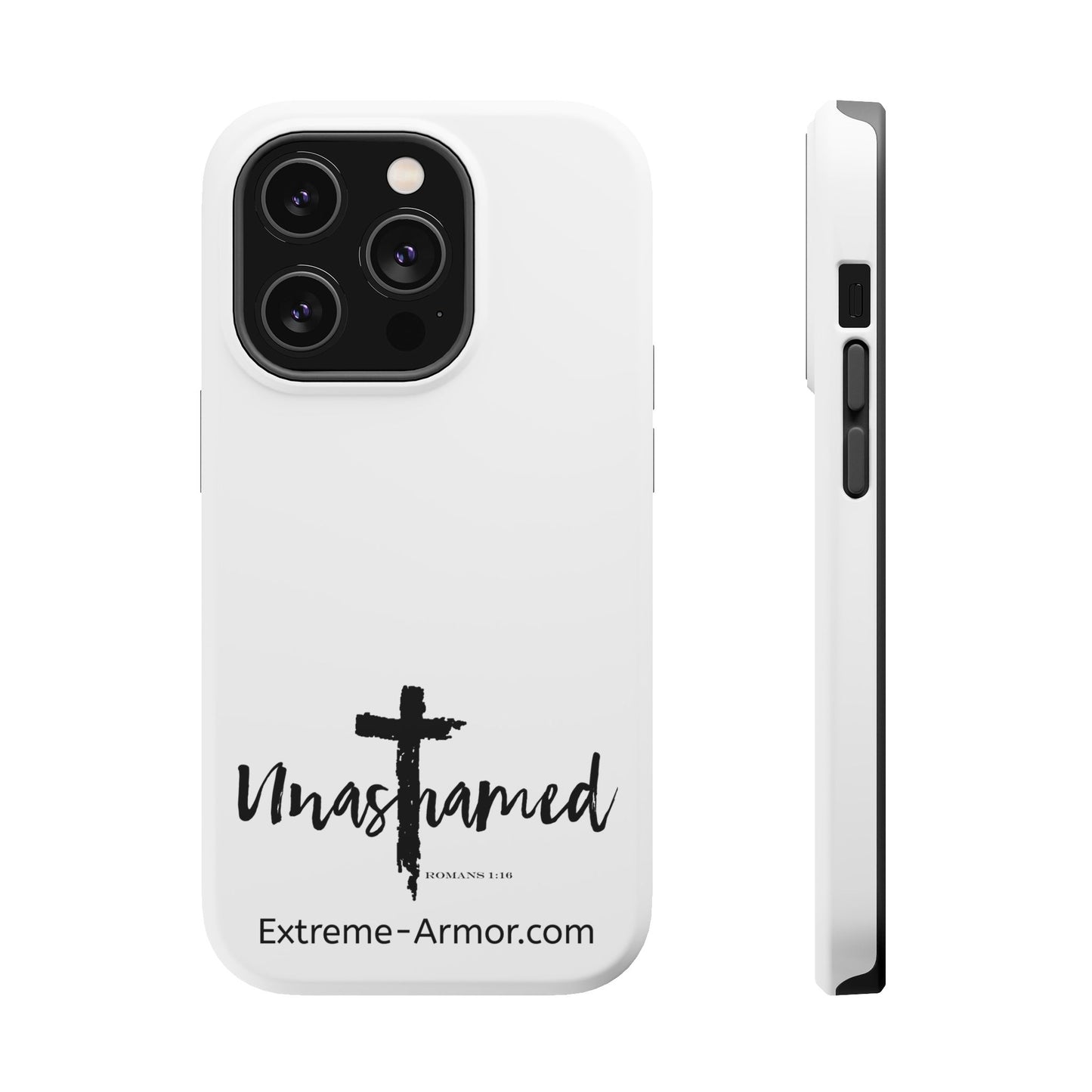 I-phone Magnetic Case (Unashamed) White