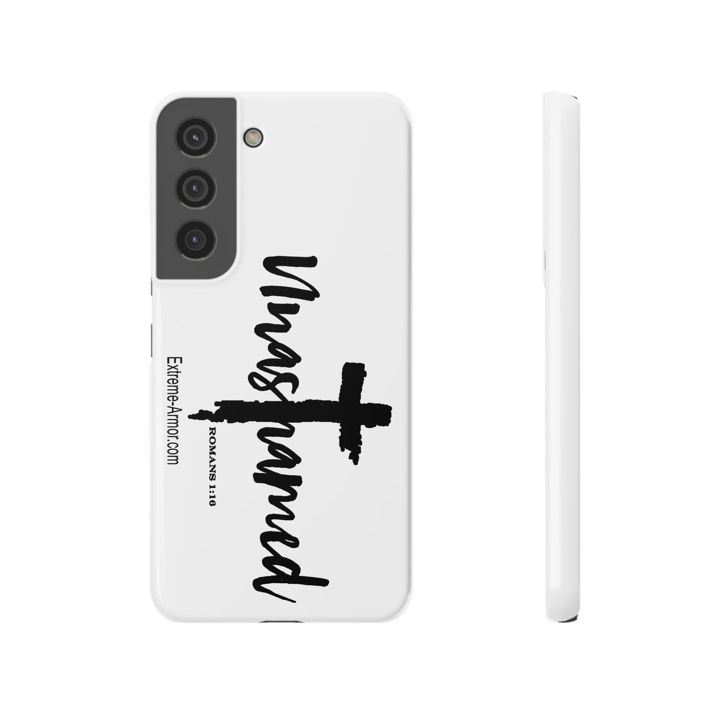 Unashamed White Slim Phone Cases