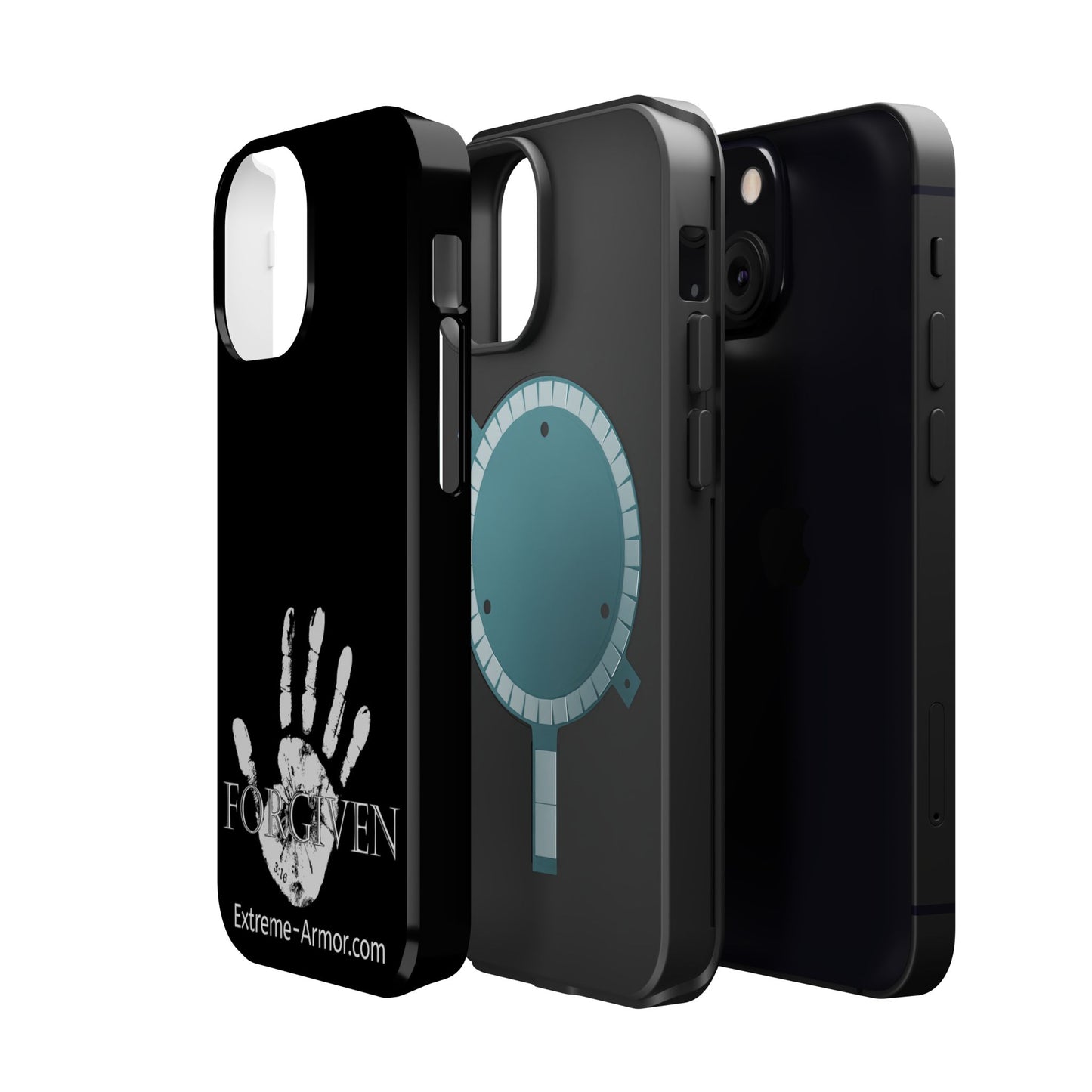 I-phone Magnetic Case (Forgiven) Black