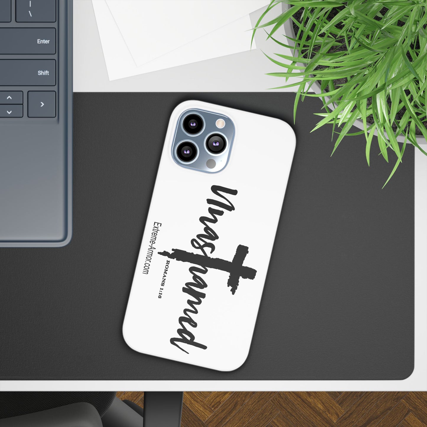 Unashamed White Slim Phone Cases