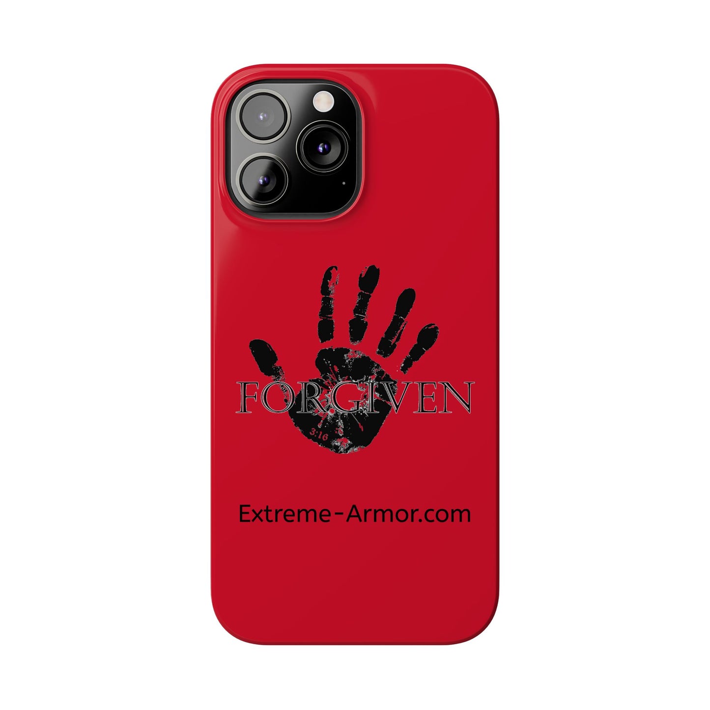 Extreme-Armor (Forgiven) iPhone Red Case