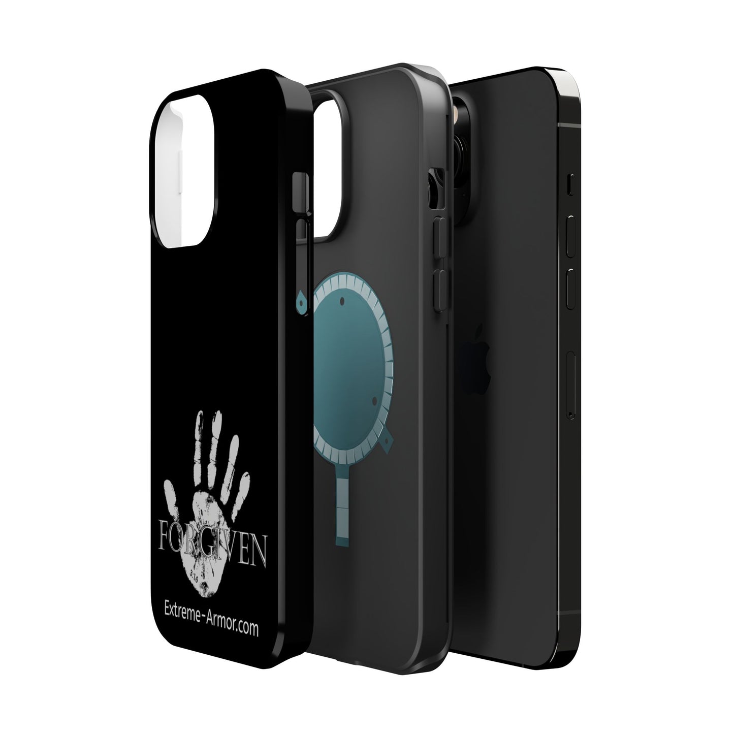 I-phone Magnetic Case (Forgiven) Black