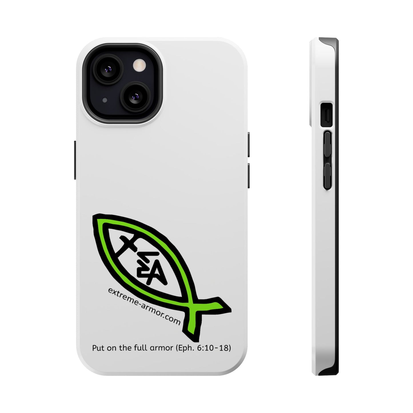 I-phone Magnetic Case (Extreme-Armor) White