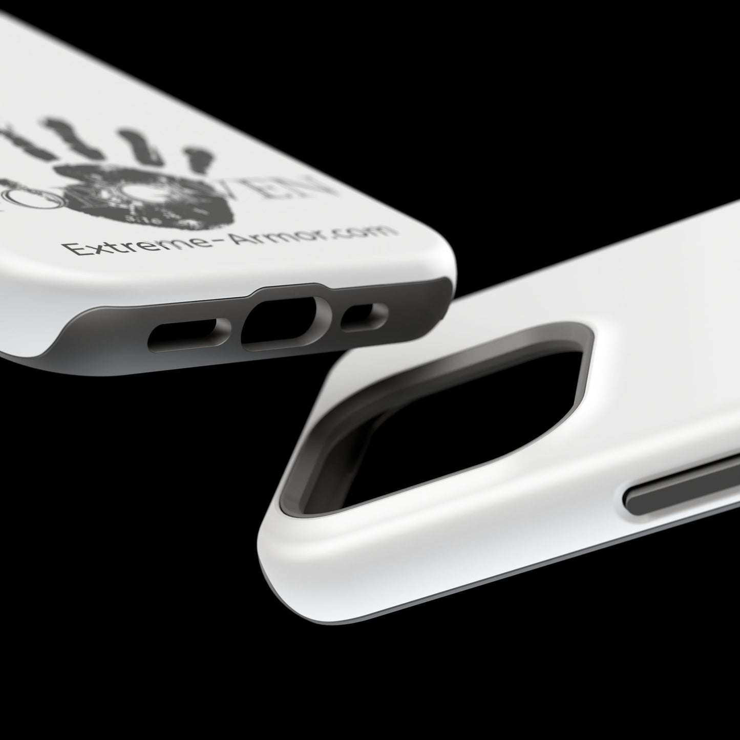 I-phone Magnetic Case (Forgiven) White