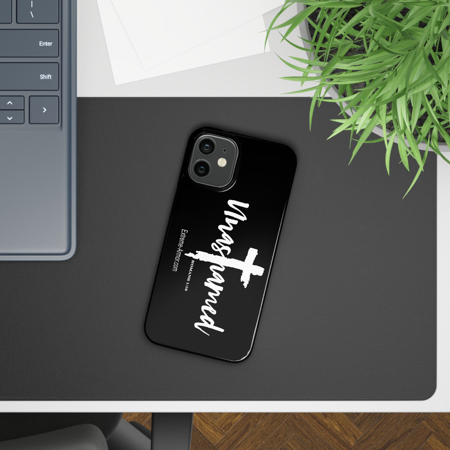 Unashamed Black Slim Phone Cases