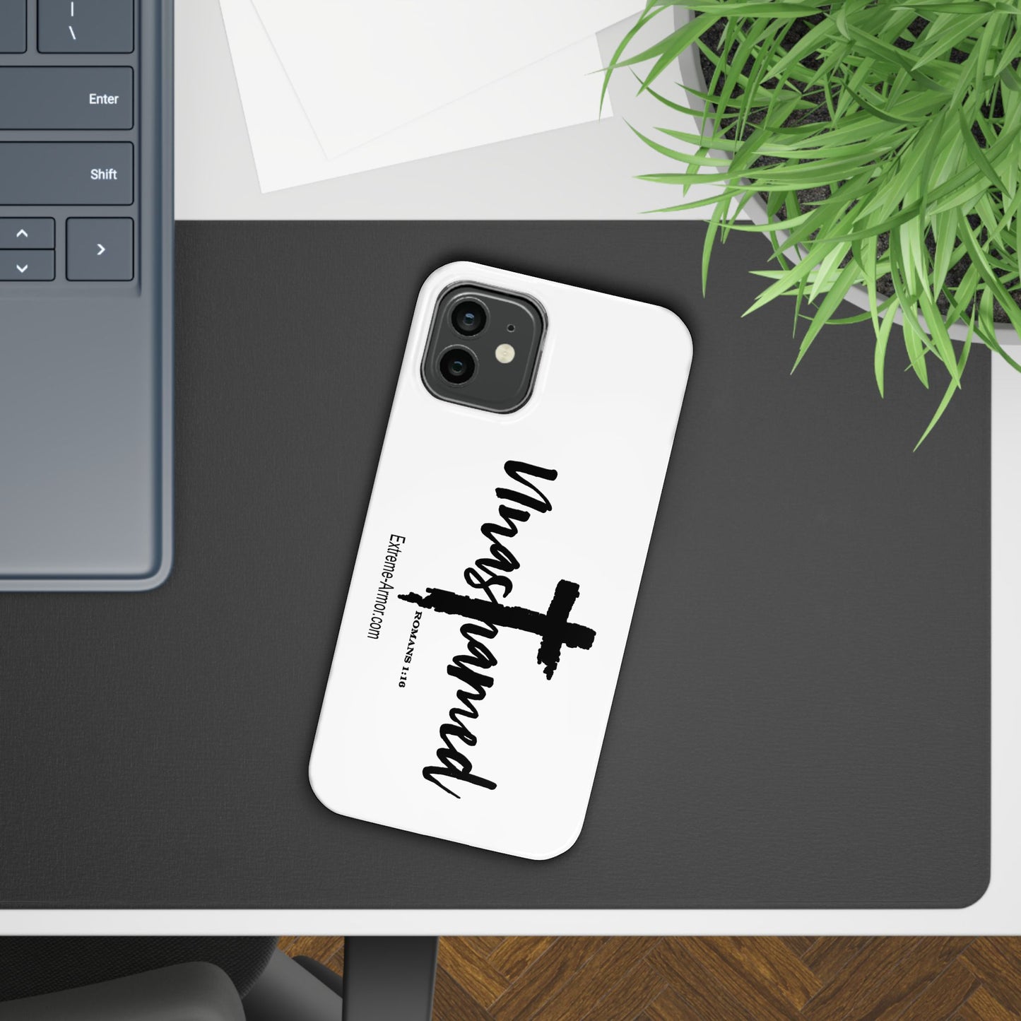 Unashamed White Slim Phone Cases