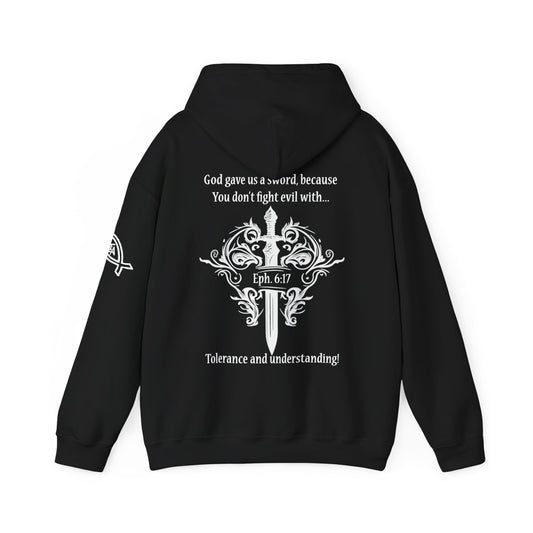 Sword of the Spirit Hoodie, Christian Faith Sweatshirt, Religious Gift, Bible Verse Clothing, Unisex Christian Apparel