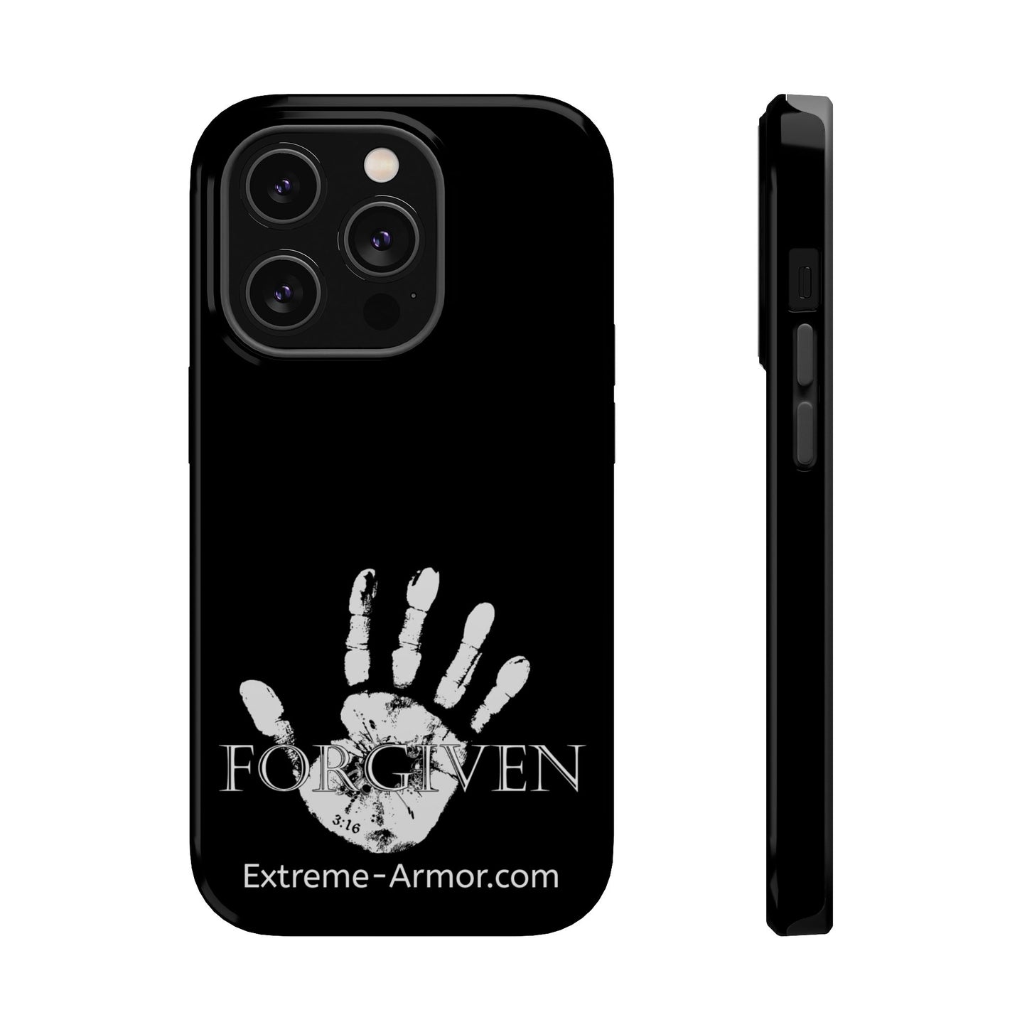 I-phone Magnetic Case (Forgiven) Black