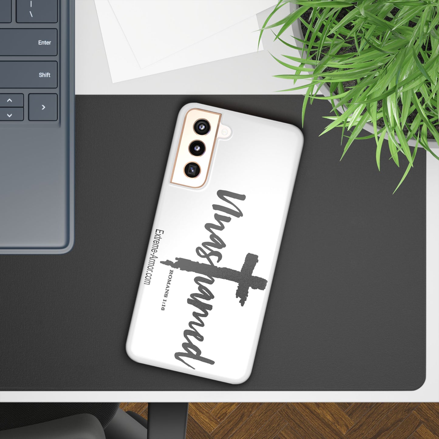 Unashamed White Slim Phone Cases