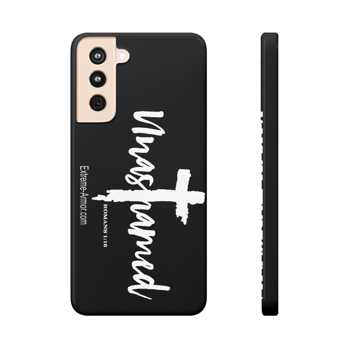 Unashamed Black Slim Phone Cases