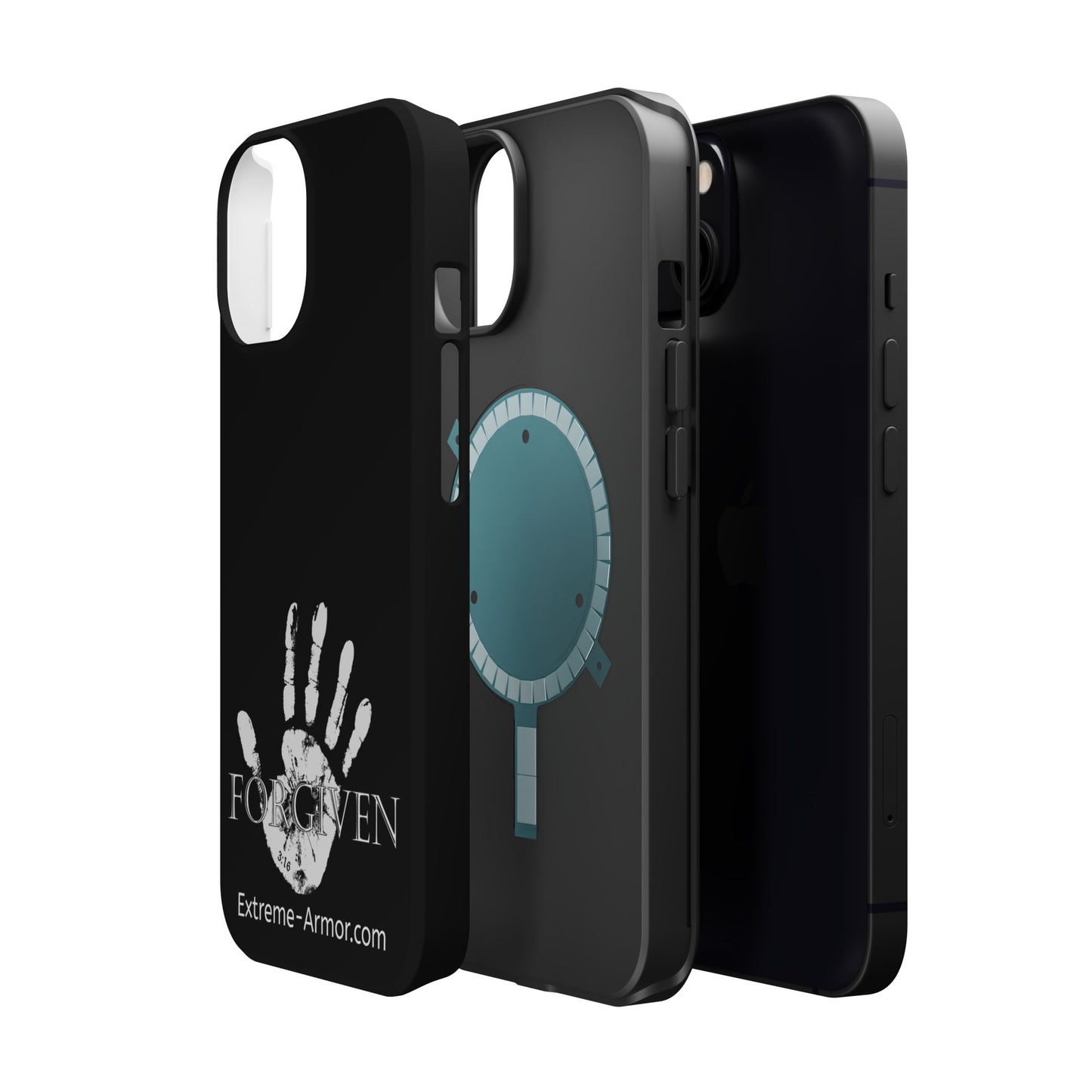 I-phone Magnetic Case (Forgiven) Black