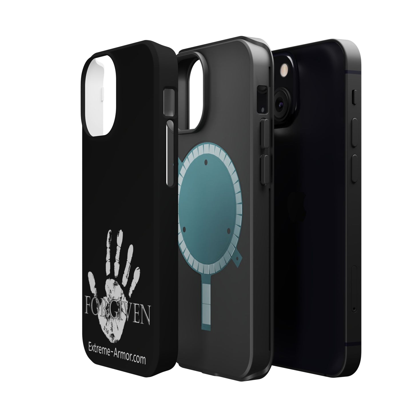 I-phone Magnetic Case (Forgiven) Black