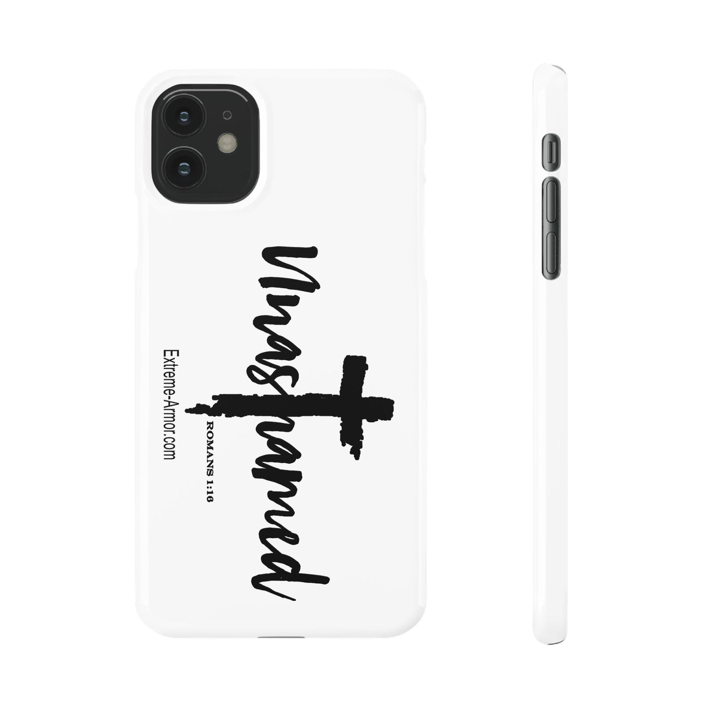 Unashamed White Slim Phone Cases