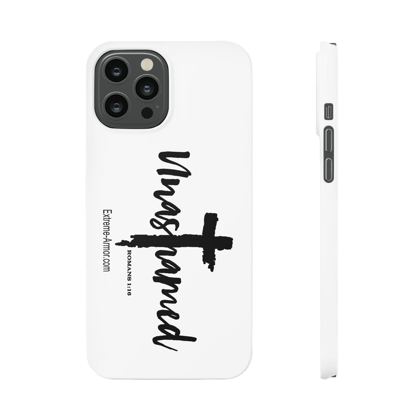 Unashamed White Slim Phone Cases