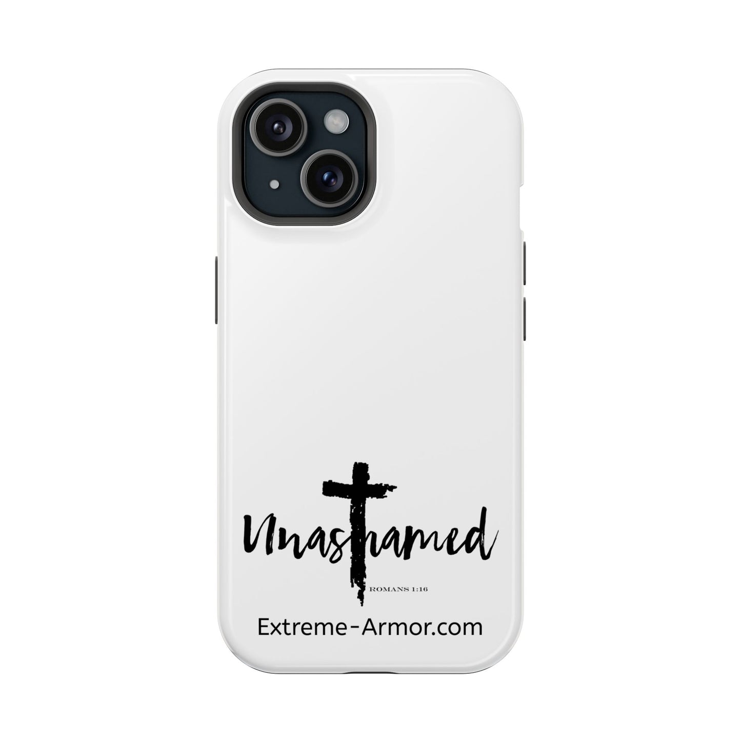 I-phone Magnetic Case (Unashamed) White