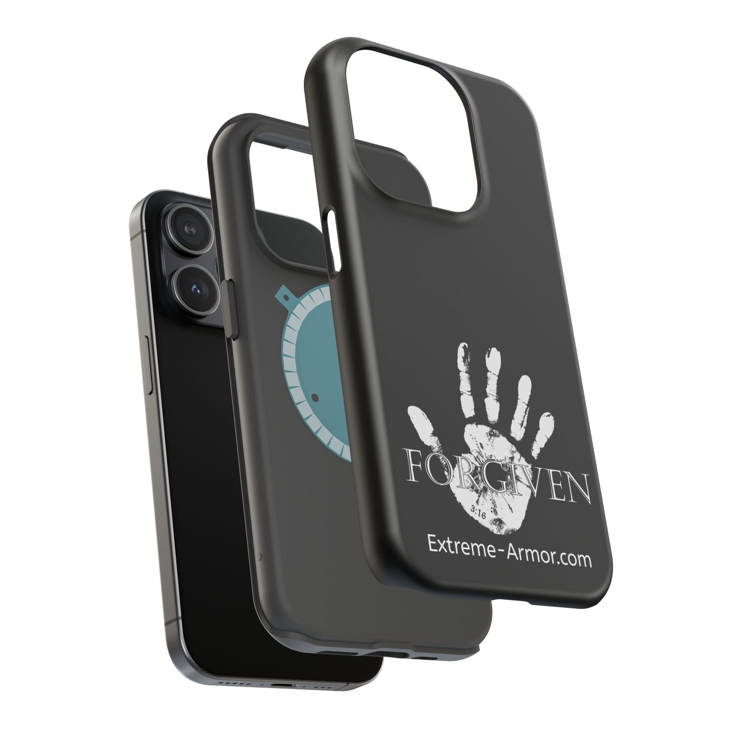 I-phone Magnetic Case (Forgiven) Black