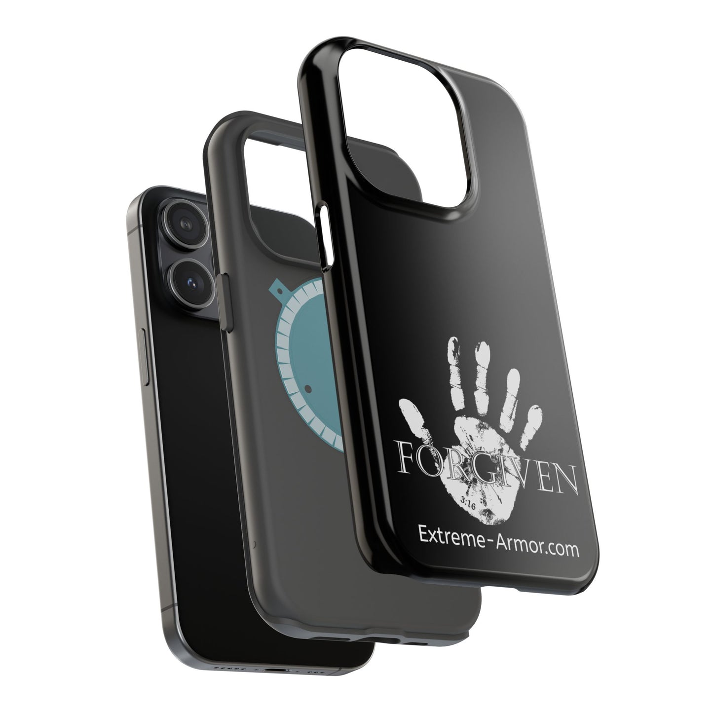 I-phone Magnetic Case (Forgiven) Black