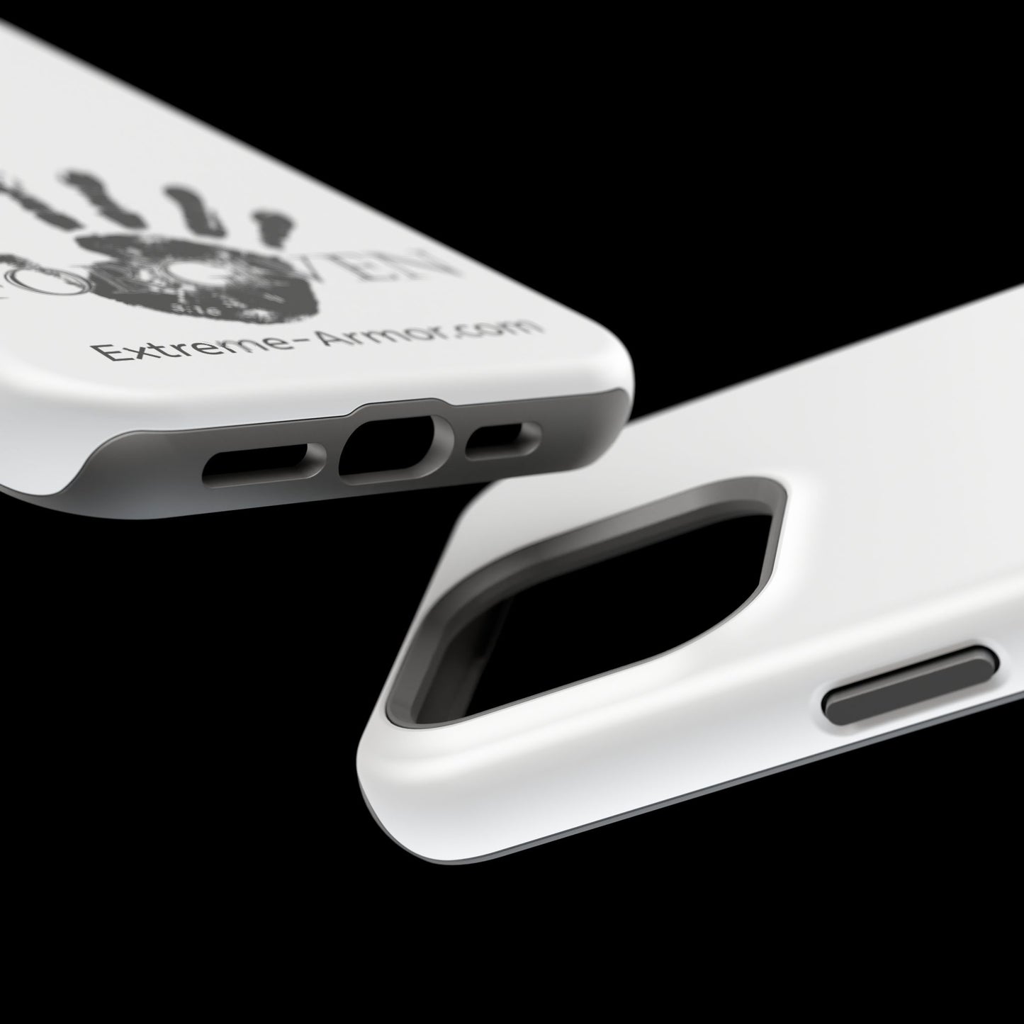 I-phone Magnetic Case (Forgiven) White