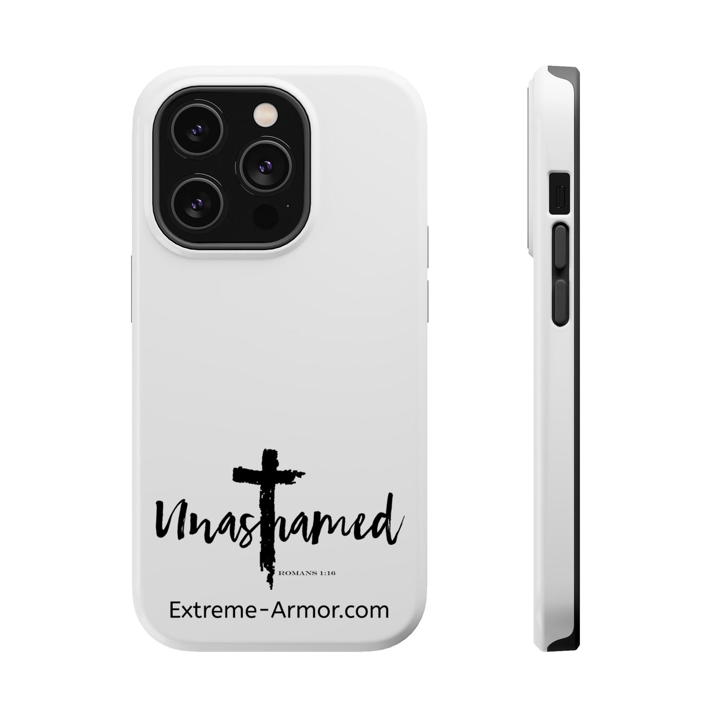 I-phone Magnetic Case (Unashamed) White